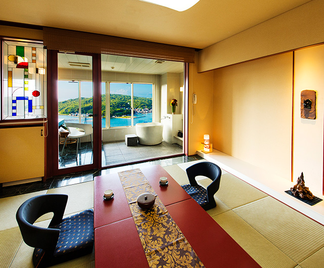 伊勢神宮や鳥羽の観光なら、ご宿泊は当旅館にて 高台に位置する絶景露天の宿鳥羽ビューホテル